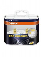 Автолампа  H3 12V 55W  FOG BREAKER 62151FBR_DuoBox OSRAM