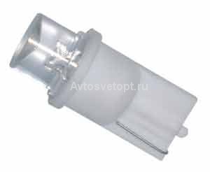 Светодиод 24V T10 (W5W) CONE WHITE W2.1x9.5d (габарит, повт. поворота) Маяк Светодиод 24V T10 (W5W) CONE WHITE W2.1x9.5d (габарит, повт. поворота) Маяк