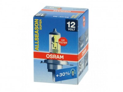 Автолампа H4 12V 60/55W (P43t-38) ALLSEASON SUPER (1 шт) 64193ALS OSRAM Автолампа H4 12V 60/55W (P43t-38) ALLSEASON SUPER (1 шт) 64193ALS OSRAM