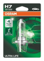 Автолампа  H7 12V 55W (PX26d) ULTRA LIFE  64210ULT-01B  OSRAM