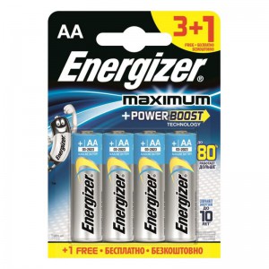 Батарейка LR06/AA, BL3+1 ПРОМО Energizer Max POWER BOOST